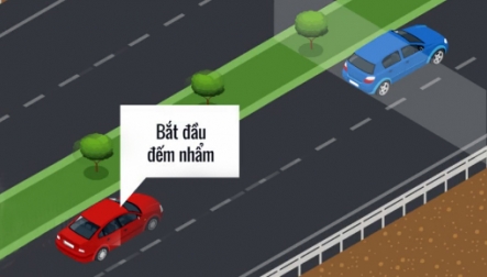 Kinh nghiệm lái xe trên đường nghỉ Tết Độc lập (P.6): Quy tắc 3 giây, cách xác định khoảng cách an toàn trên đường cao tốc